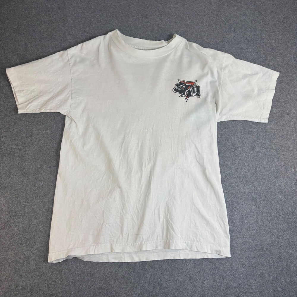 Vintage‎ 1996 Dynasty Comics Xtreme Lines T-Shirt Murina White Mens Large USA